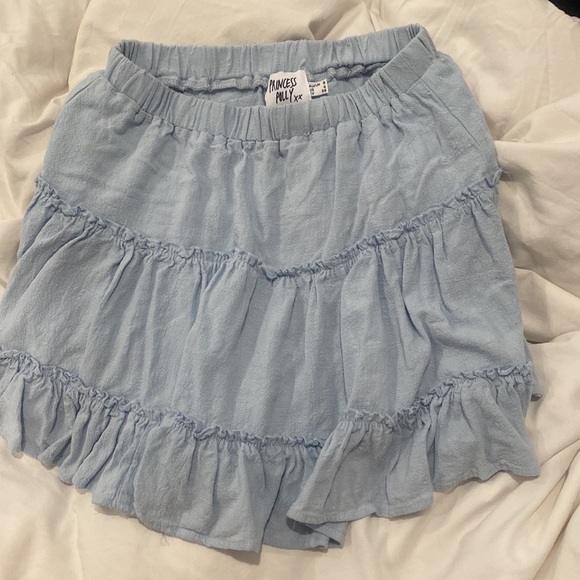 Princess Polly Blue flowy skirt - Picture 6 of 6